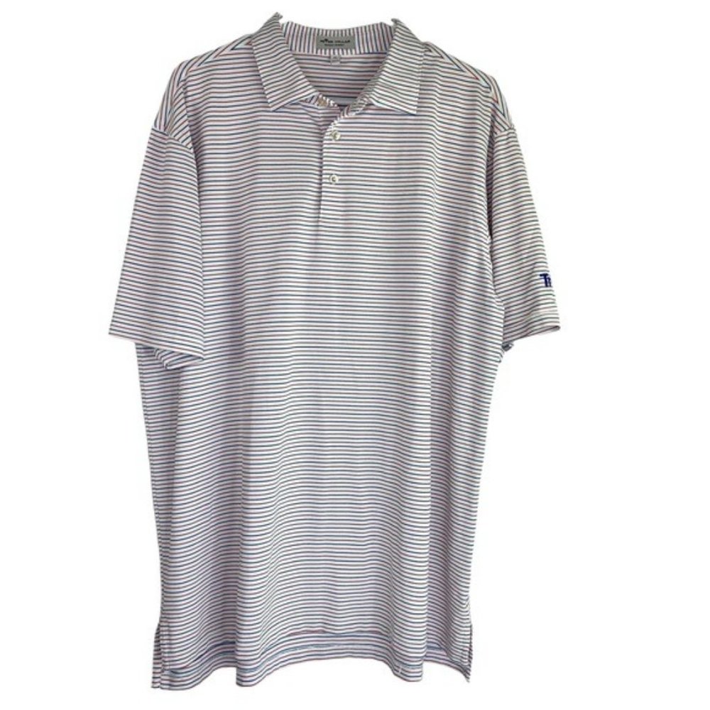 Peter Millar Summer Comfort Striped Short Sleeve Polo